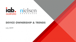 Device Ownership & Trends - July 2019 Device Ownership & Trends - July 2019