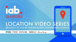 Mobile Advertising and Location Data Mobile Advertising and Location Data