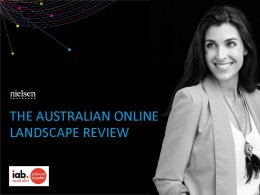 Australian Online Landscape Review - August 2017 Australian Online Landscape Review - August 2017