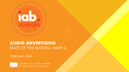 Digital Audio: State of the Nation - March 2019 Digital Audio: State of the Nation - March 2019
