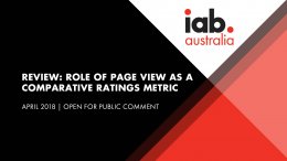 Role of page view as a comparative ratings metric - Open for Public Comment Role of page view as a comparative ratings metric - Open for Public Comment