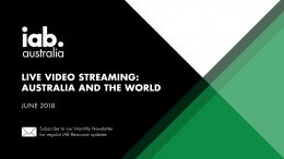 Live Video Streaming: Australia and the World – June 2018 Live Video Streaming: Australia and the World – June 2018