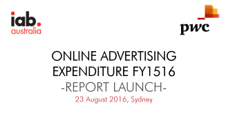 IAB PwC Online Advertising Expenditure FY1516 - Report Launch IAB PwC Online Advertising Expenditure FY1516 - Report Launch