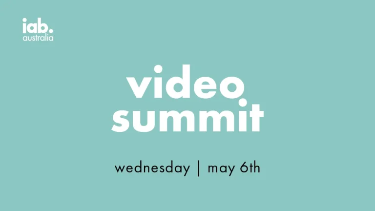 IAB Australia Video Summit – Wednesday 6 May 2026