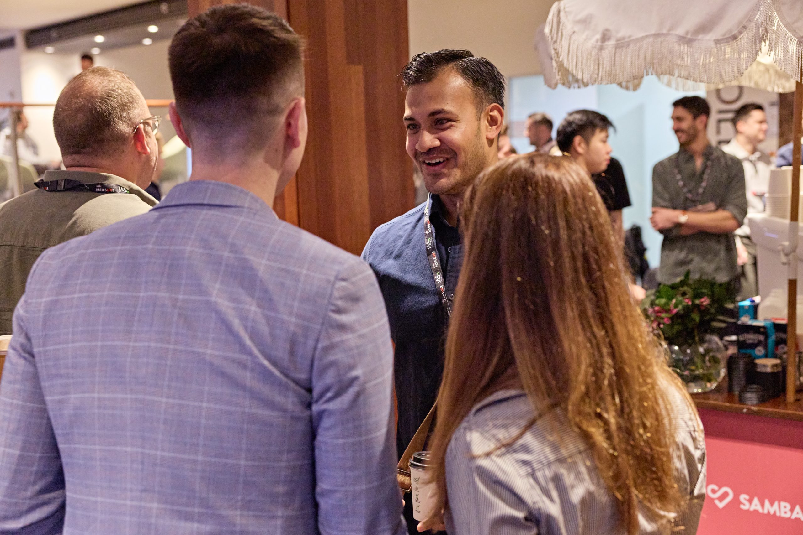 Delegates networking at MeasureUp 2025